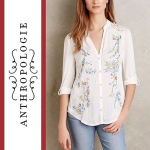 Anthropologie/Tiny | 'Kalei' Embroidered Shirt Top